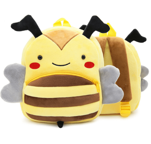 Children School Backpack Cartoon Rainbow Design Soft Plush Material For Toddler Baby Girls Kindergarten Kids School Bags - AMIR BAGS INDIA PRIVATE LIMITED