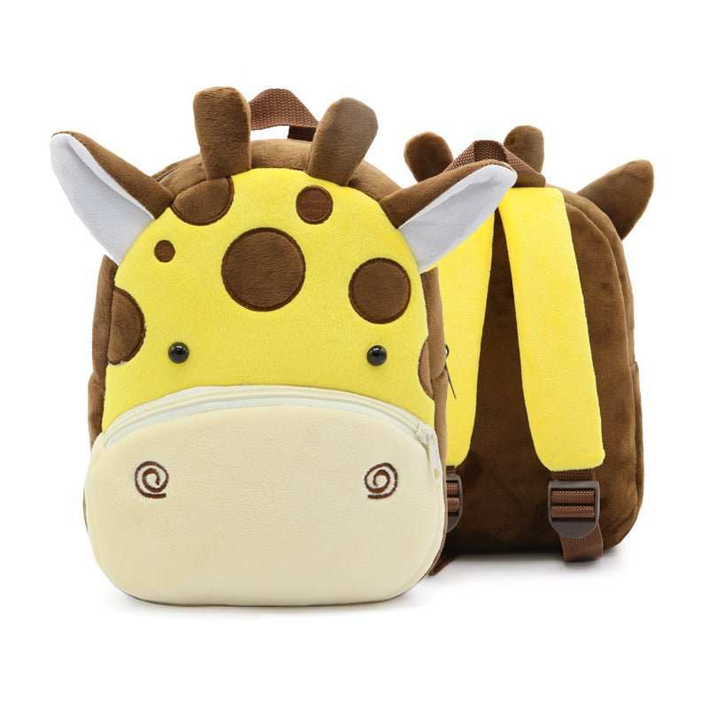 Children School Backpack Cartoon Rainbow Design Soft Plush Material For Toddler Baby Girls Kindergarten Kids School Bags - AMIR BAGS INDIA PRIVATE LIMITED