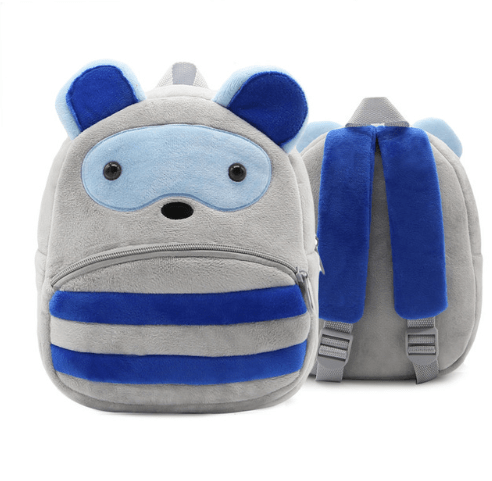 Children School Backpack Cartoon Rainbow Design Soft Plush Material For Toddler Baby Girls Kindergarten Kids School Bags - AMIR BAGS INDIA PRIVATE LIMITED