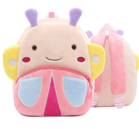 Children School Backpack Cartoon Rainbow Design Soft Plush Material For Toddler Baby Girls Kindergarten Kids School Bags - AMIR BAGS INDIA PRIVATE LIMITED