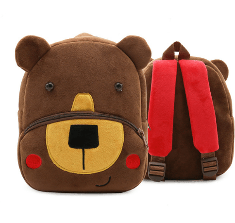 Children School Backpack Cartoon Rainbow Design Soft Plush Material For Toddler Baby Girls Kindergarten Kids School Bags - AMIR BAGS INDIA PRIVATE LIMITED