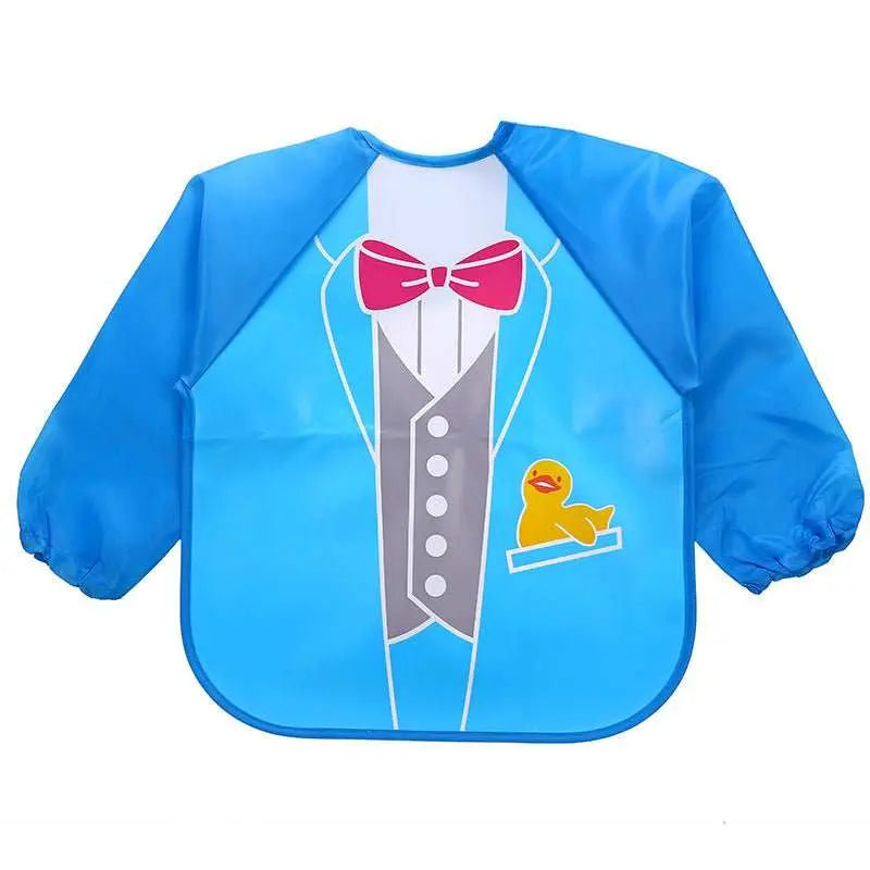 Children's Gown Long Sleeve Kids Waterproof Meal Baby Apron Painting Clothes Bib Protective Clothing - AMIR BAGS INDIA PRIVATE LIMITED