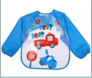 Children's Gown Long Sleeve Kids Waterproof Meal Baby Apron Painting Clothes Bib Protective Clothing - AMIR BAGS INDIA PRIVATE LIMITED