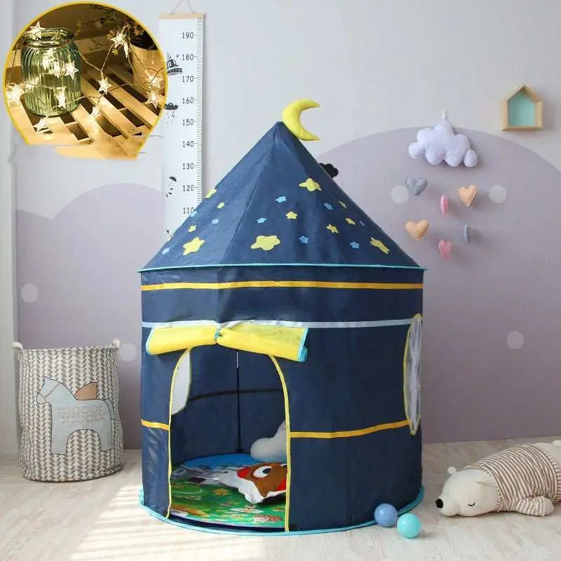 Children's Tent Baby Play House Indoor Princess Playhouse Castle - AMIR BAGS INDIA PRIVATE LIMITED