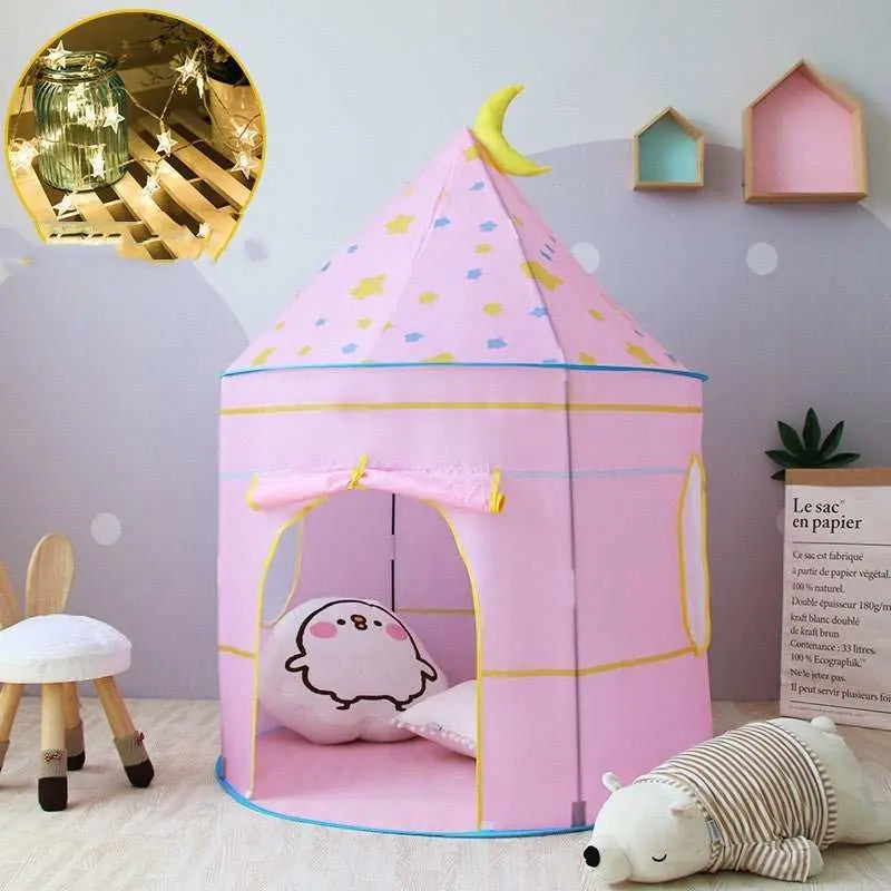 Children's Tent Baby Play House Indoor Princess Playhouse Castle - AMIR BAGS INDIA PRIVATE LIMITED