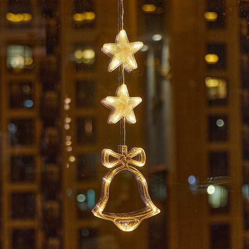 Christmas Atmosphere Layout Sucker Lamp Window Creative Decoration - AMIR BAGS INDIA PRIVATE LIMITED
