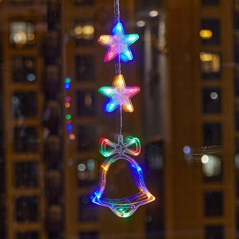 Christmas Atmosphere Layout Sucker Lamp Window Creative Decoration - AMIR BAGS INDIA PRIVATE LIMITED