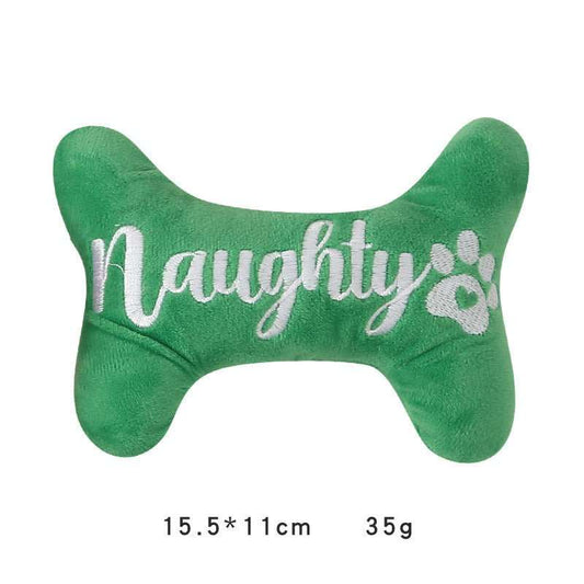 Christmas Dog Plush Sounding Puppy Pets Toy Santa Claus Decorations Pet Products - AMIR BAGS INDIA PRIVATE LIMITED