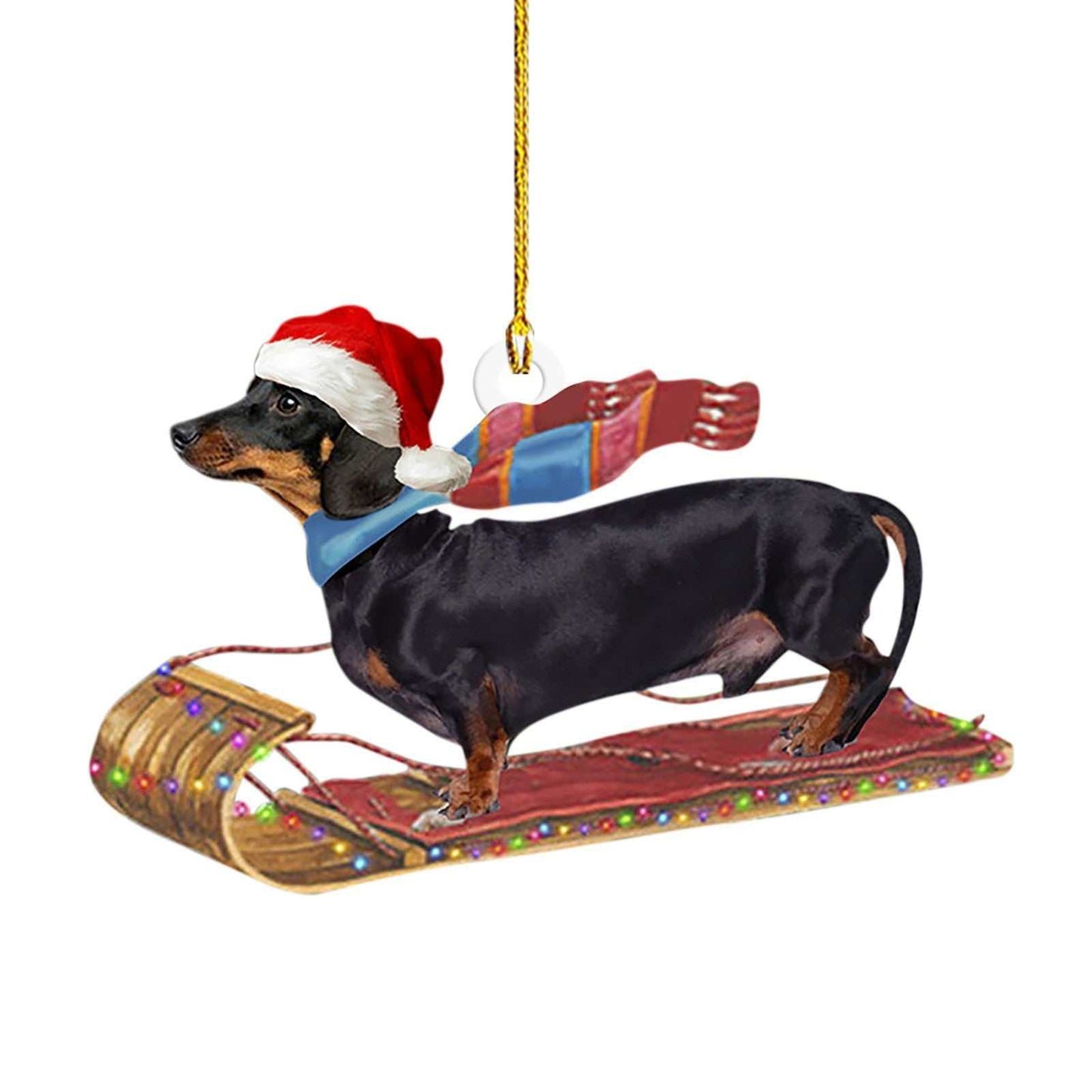 Christmas Sausage Dog Decorations Home - AMIR BAGS INDIA PRIVATE LIMITED