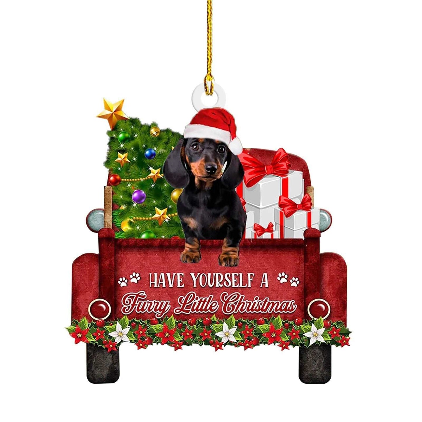 Christmas Sausage Dog Decorations Home - AMIR BAGS INDIA PRIVATE LIMITED