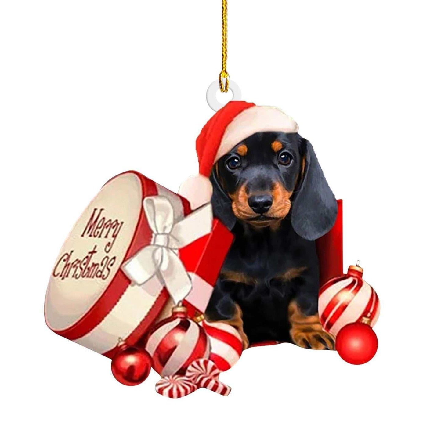 Christmas Sausage Dog Decorations Home - AMIR BAGS INDIA PRIVATE LIMITED