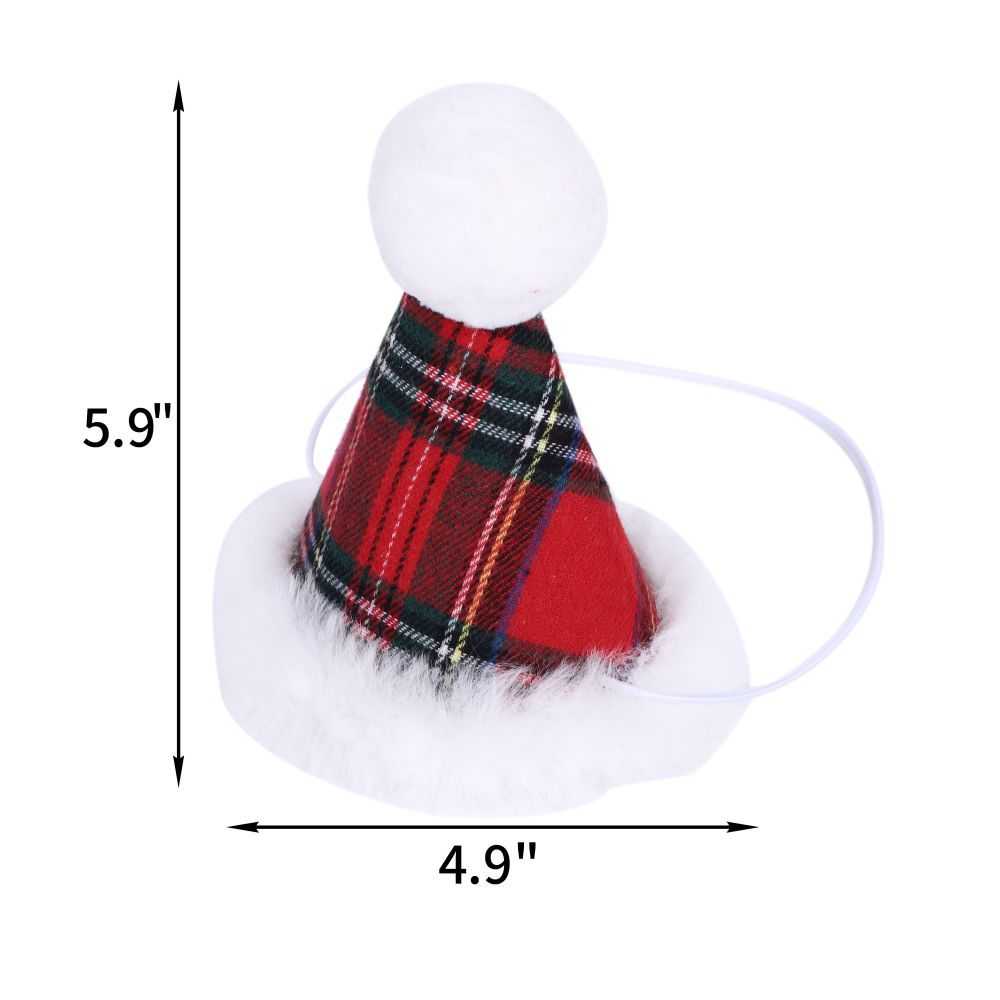 Christmas Triangle Pet Towel Santa Deer Print Dog Scarf Collar Premium Durable Fabric Holiday Decorative Bib For Pets - AMIR BAGS INDIA PRIVATE LIMITED