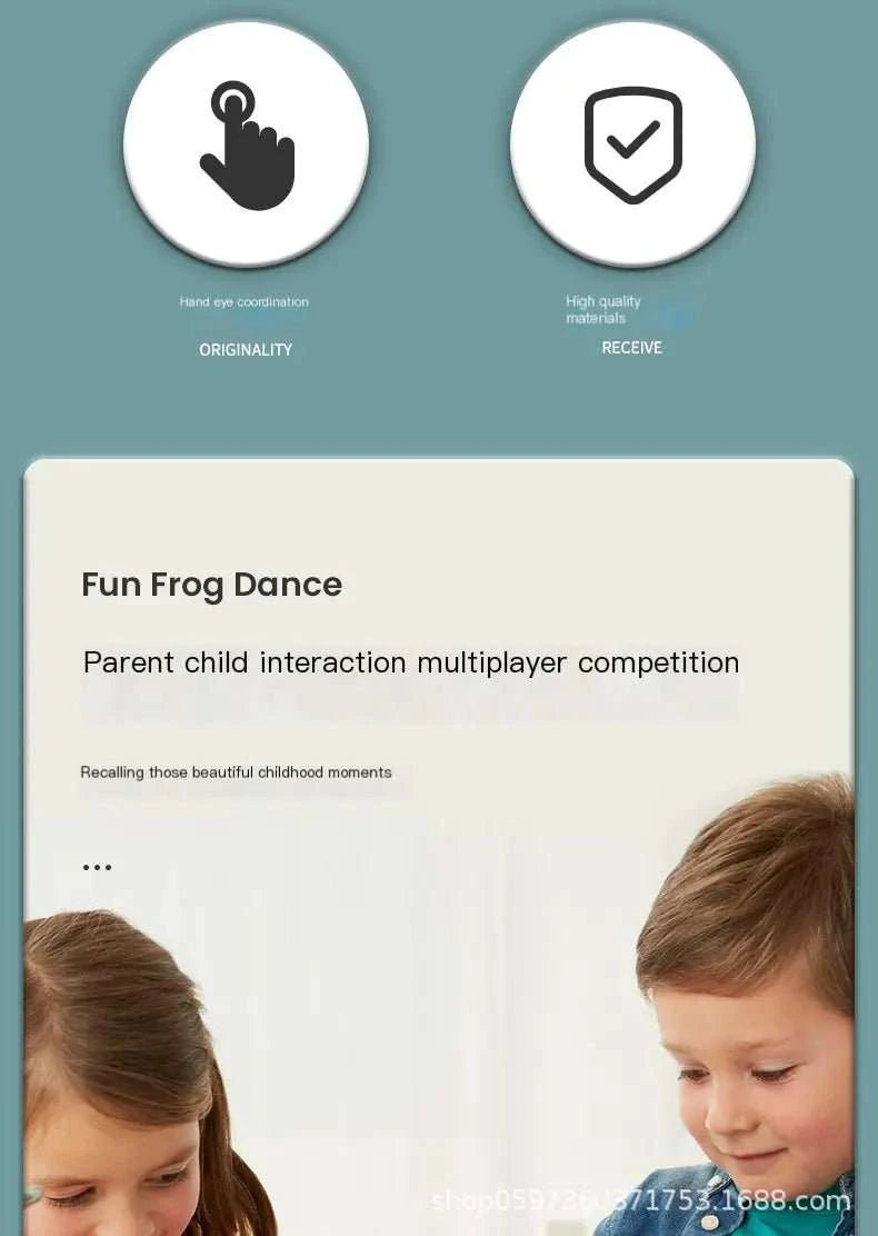 Classic Bouncing Frog Interactive Toy - AMIR BAGS INDIA PRIVATE LIMITED