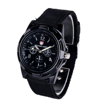 Cloth Belt Weaving Belt Military Watch Sea and Land Air Force Movement Quartz Military Watch - AMIR BAGS INDIA PRIVATE LIMITED