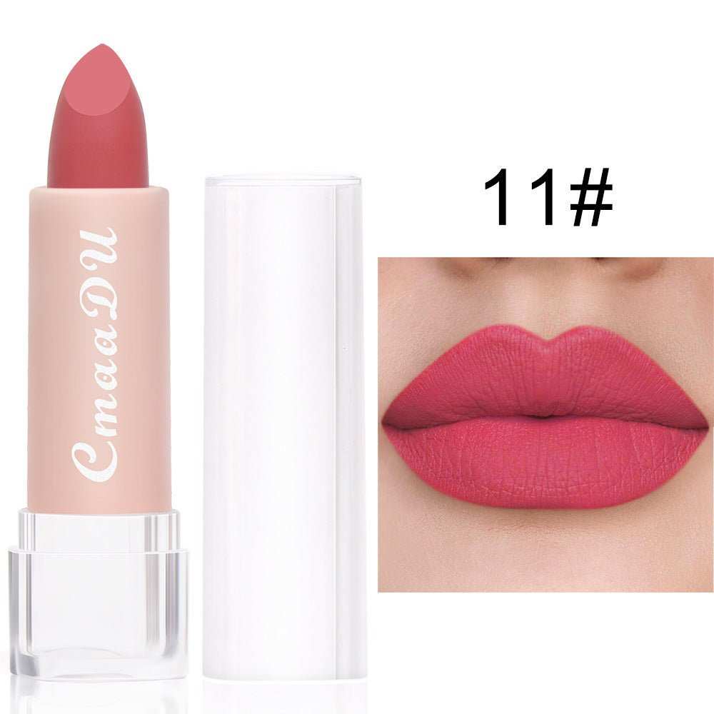 CmaaDu15 Color Matte Moisturizing Lipstick Waterproof Matte Lip Gloss - AMIR BAGS INDIA PRIVATE LIMITED
