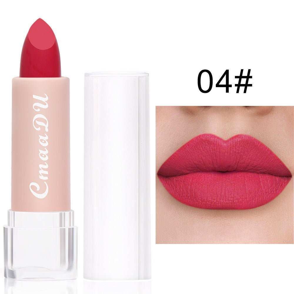 CmaaDu15 Color Matte Moisturizing Lipstick Waterproof Matte Lip Gloss - AMIR BAGS INDIA PRIVATE LIMITED
