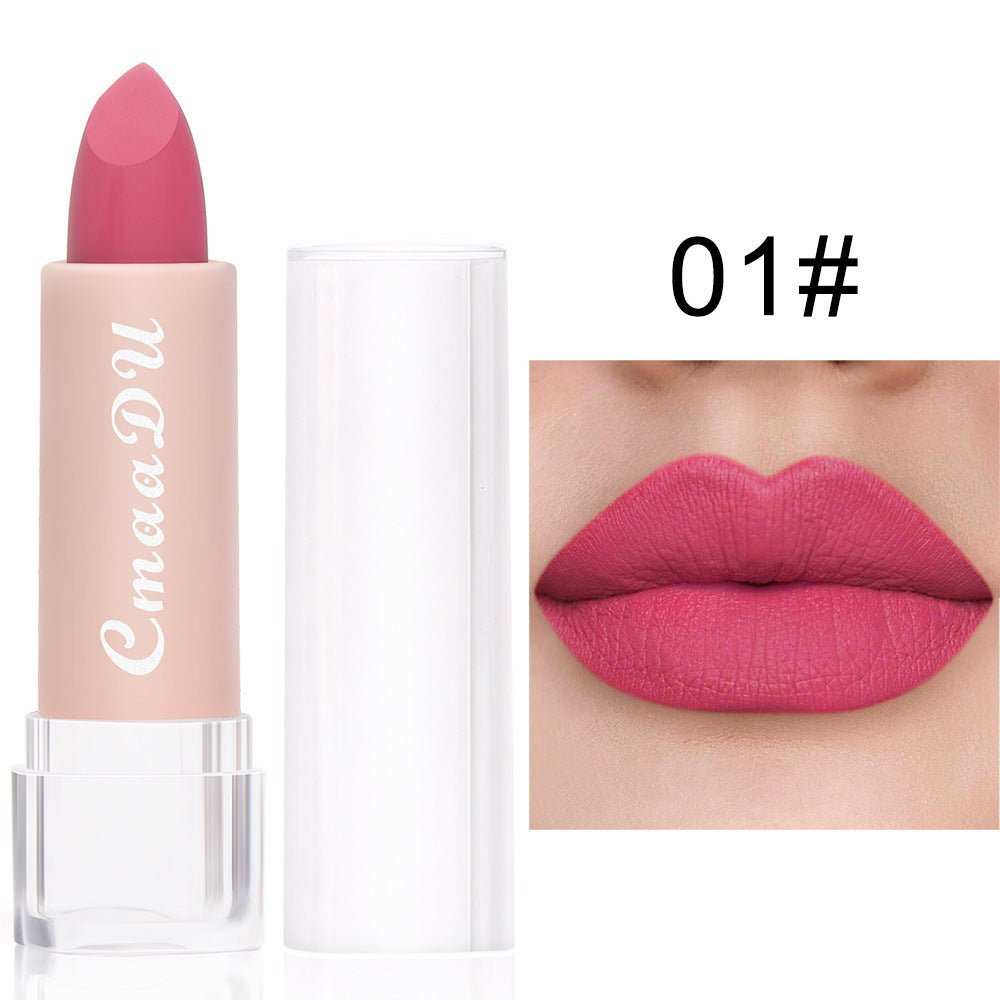 CmaaDu15 Color Matte Moisturizing Lipstick Waterproof Matte Lip Gloss - AMIR BAGS INDIA PRIVATE LIMITED