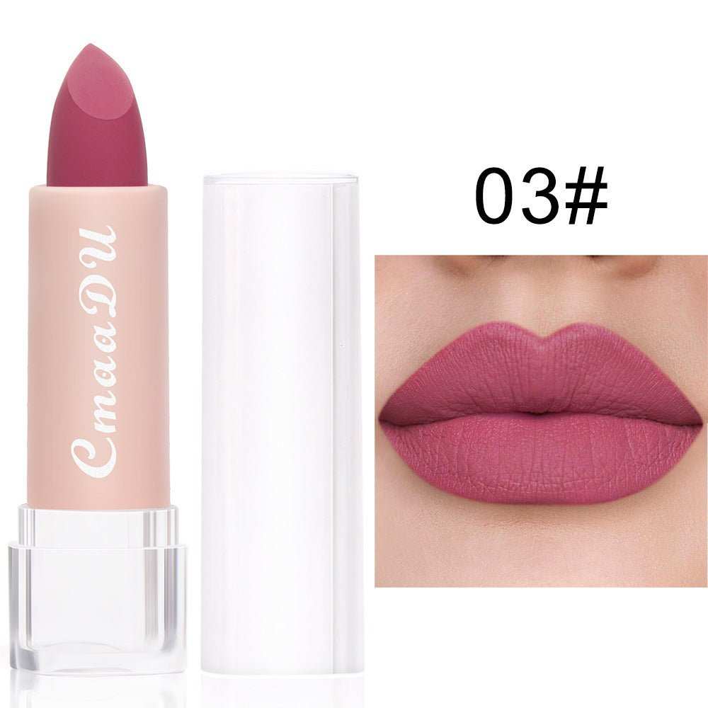 CmaaDu15 Color Matte Moisturizing Lipstick Waterproof Matte Lip Gloss - AMIR BAGS INDIA PRIVATE LIMITED