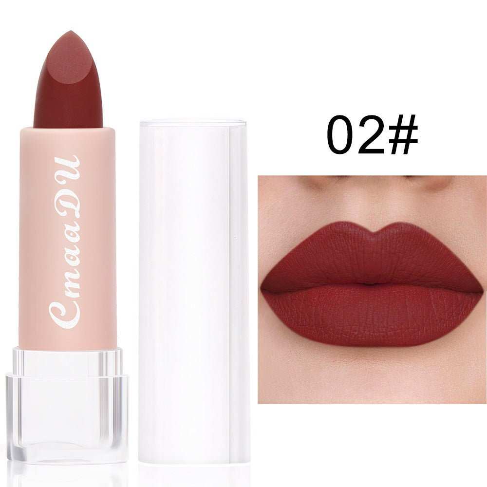 CmaaDu15 Color Matte Moisturizing Lipstick Waterproof Matte Lip Gloss - AMIR BAGS INDIA PRIVATE LIMITED