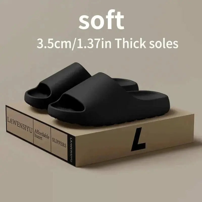 Coconut Slippers Feel like Stepping on Shit Thick - soled Sandals Summer New Non - slip Wearing Sandals - AMIR BAGS INDIA PRIVATE LIMITED
