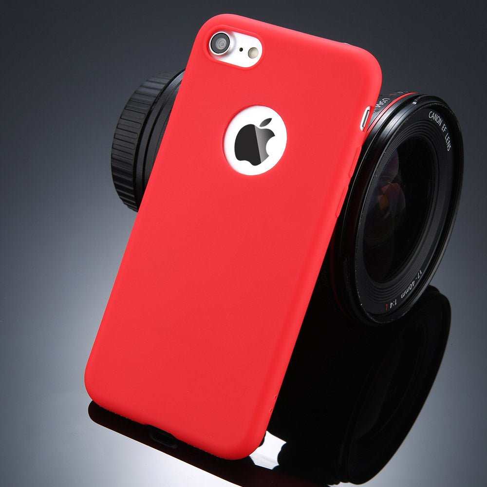Compatible with Apple, Candy Color Phone Case For iPhone 7 Plus Plain Soft Silicon TPU Back Cover Cases For iPhoneX 7 6 6S Plus 5 5S SE Case Coque - AMIR BAGS INDIA PRIVATE LIMITED
