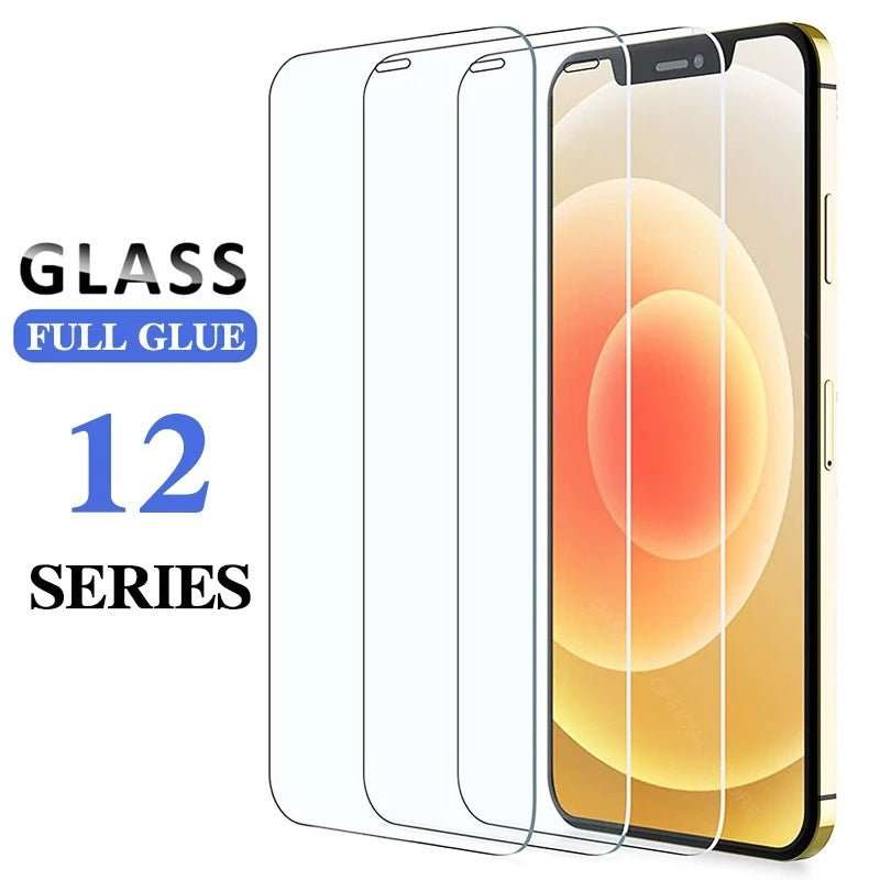 Compatible With Apple, Suitable For 12 Tempered Glass Film 12 PRO MAX Anti - Fingerprint Mobile Phone Protective Film - AMIR BAGS INDIA PRIVATE LIMITED