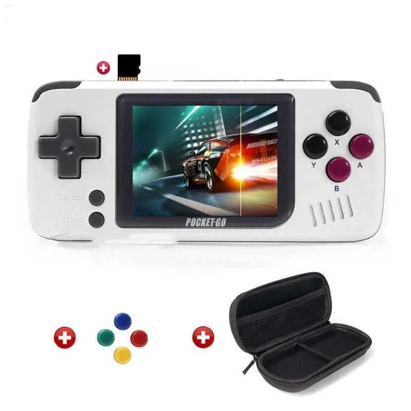 Console,PocketGo,Video Console Retro Handheld, 2.4inchProduct Introduction:Type: Game consoleColor classification:PocketGo 8G and Bag ,PocketGo 8GB ,PocketGo 32GB, PocketGo 32G and BagPacking list: 1* Game consoleDropshipmanAMIR BAGS INDIA PRIVATE LIMITEDnull