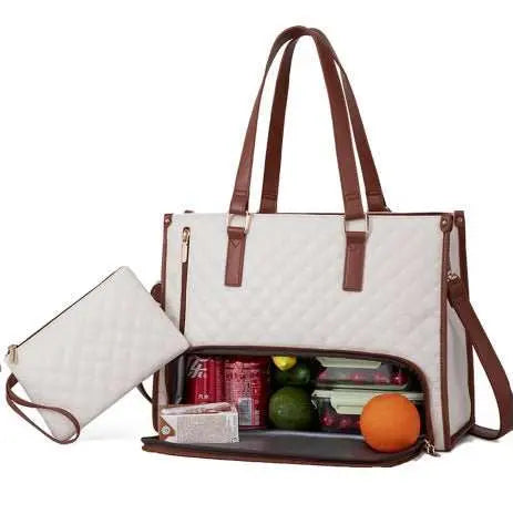 Convenient Commute New Lunch Bag Women's Insulated Lunch Box Women's LOverview:Unique design, stylish and beautiful.Good material, High quality.100% Brand New.A variety of colors, any choice.Product information:Lining texture: PolyesteDropshipmanAMIR BAGS INDIA PRIVATE LIMITEDnull
