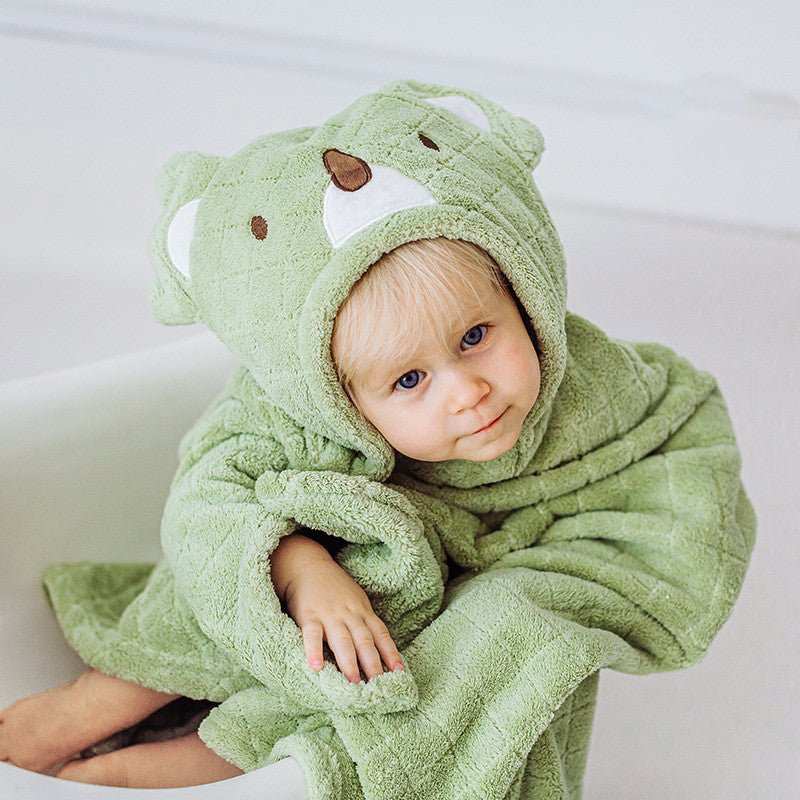 Coral Fleece Bath Towel Lion Koala Bath Towel - AMIR BAGS INDIA PRIVATE LIMITED