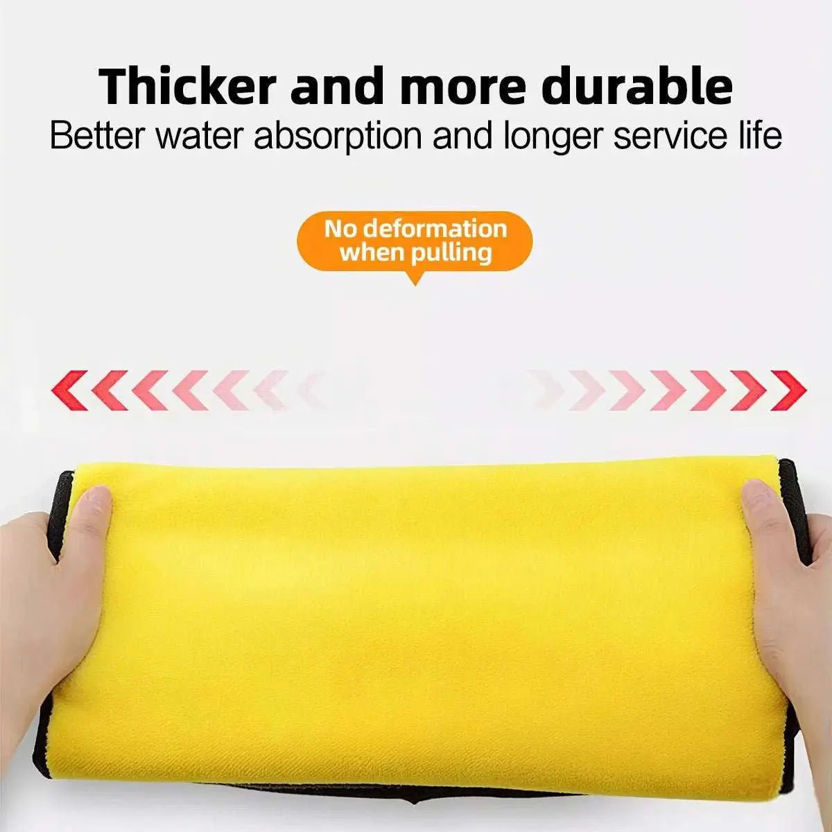 Coral Fleece Double Sided Car Cleaning Towel Quick Drying Waterproof and Oil Resistant Super Absorbent Without Leaving Traces - AMIR BAGS INDIA PRIVATE LIMITED