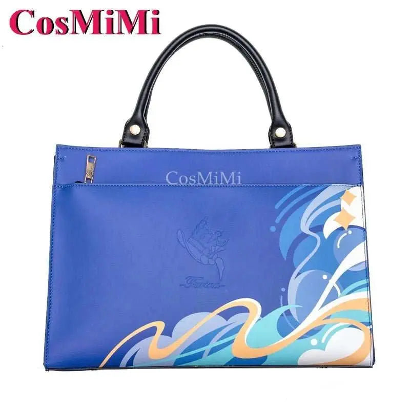 CosMiMi Game Genshin Impact Furina Cosplay Theme Impression Briefcase Daily Preppy Commuter Backpack Messenger Bag Lovely Itabag - AMIR BAGS INDIA PRIVATE LIMITED