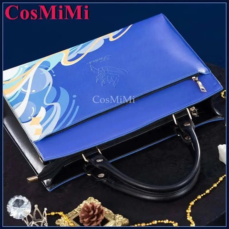 CosMiMi Game Genshin Impact Furina Cosplay Theme Impression Briefcase Daily Preppy Commuter Backpack Messenger Bag Lovely Itabag - AMIR BAGS INDIA PRIVATE LIMITED