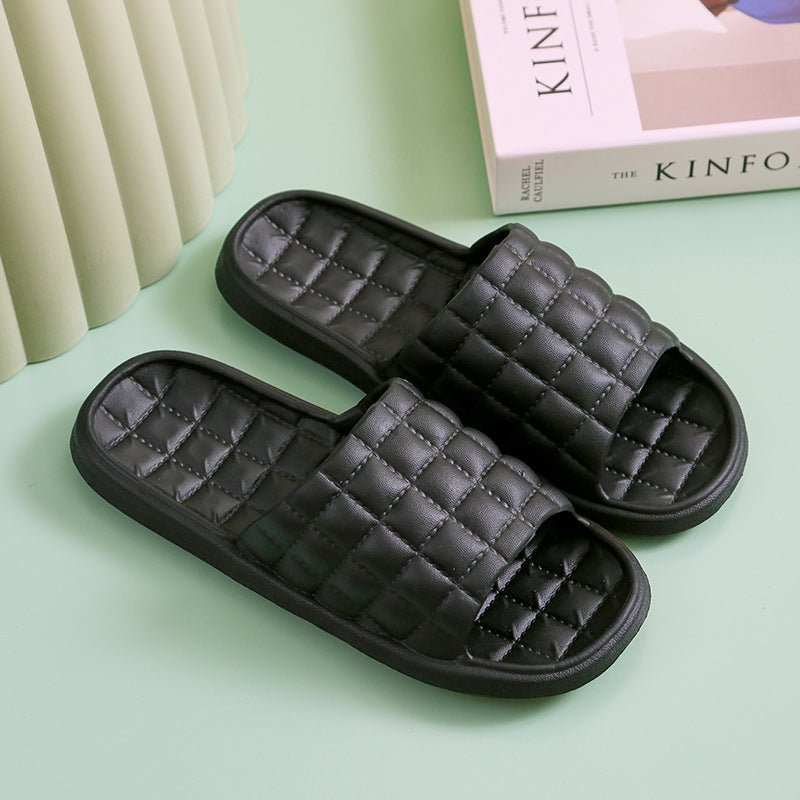 Couple Summer Slippers Bathroom Non - Slip Home Shoes Men And Women - AMIR BAGS INDIA PRIVATE LIMITED