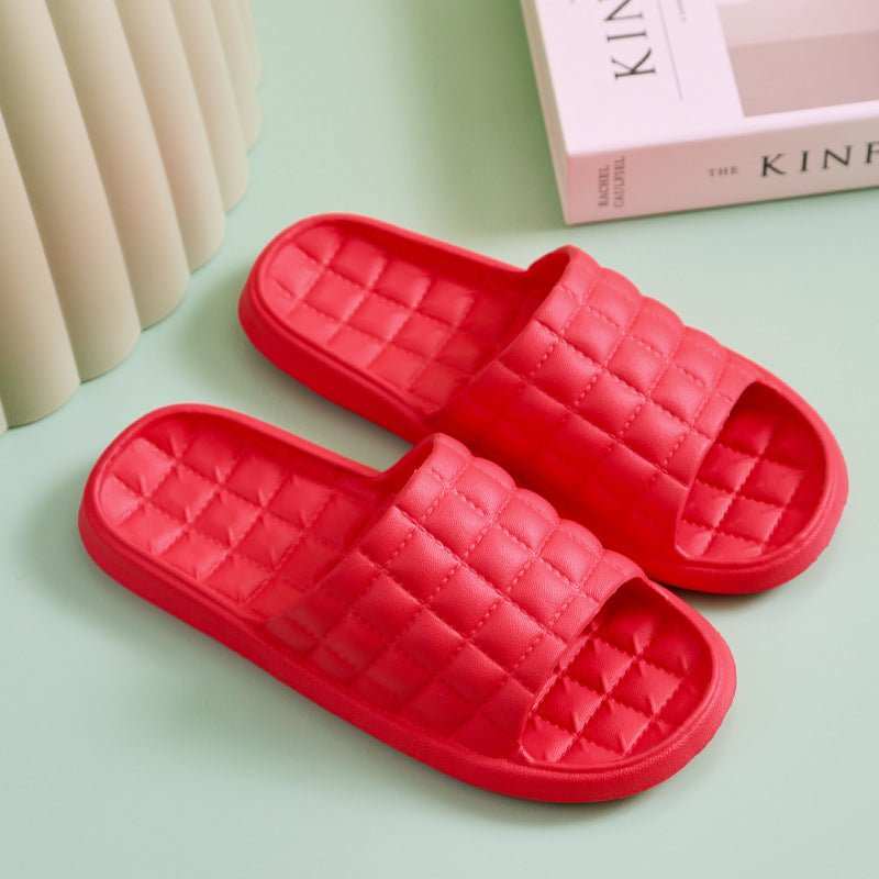 Couple Summer Slippers Bathroom Non - Slip Home Shoes Men And Women - AMIR BAGS INDIA PRIVATE LIMITED