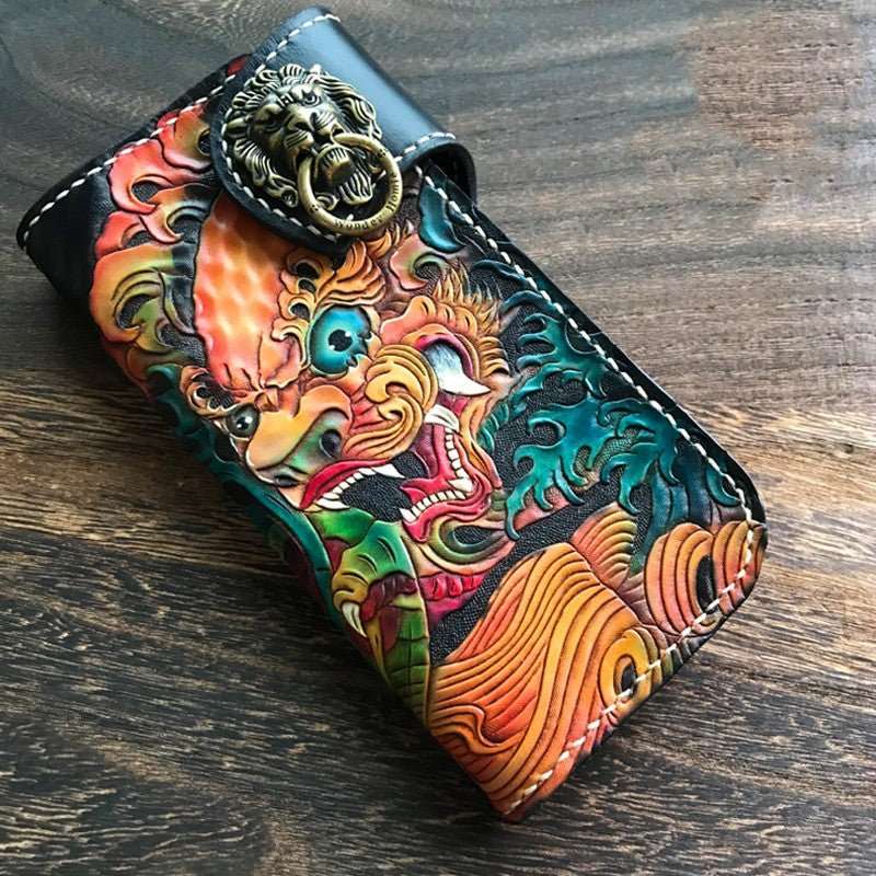 Cowhide Treasure Purse Handmade Wallet - AMIR BAGS INDIA PRIVATE LIMITED