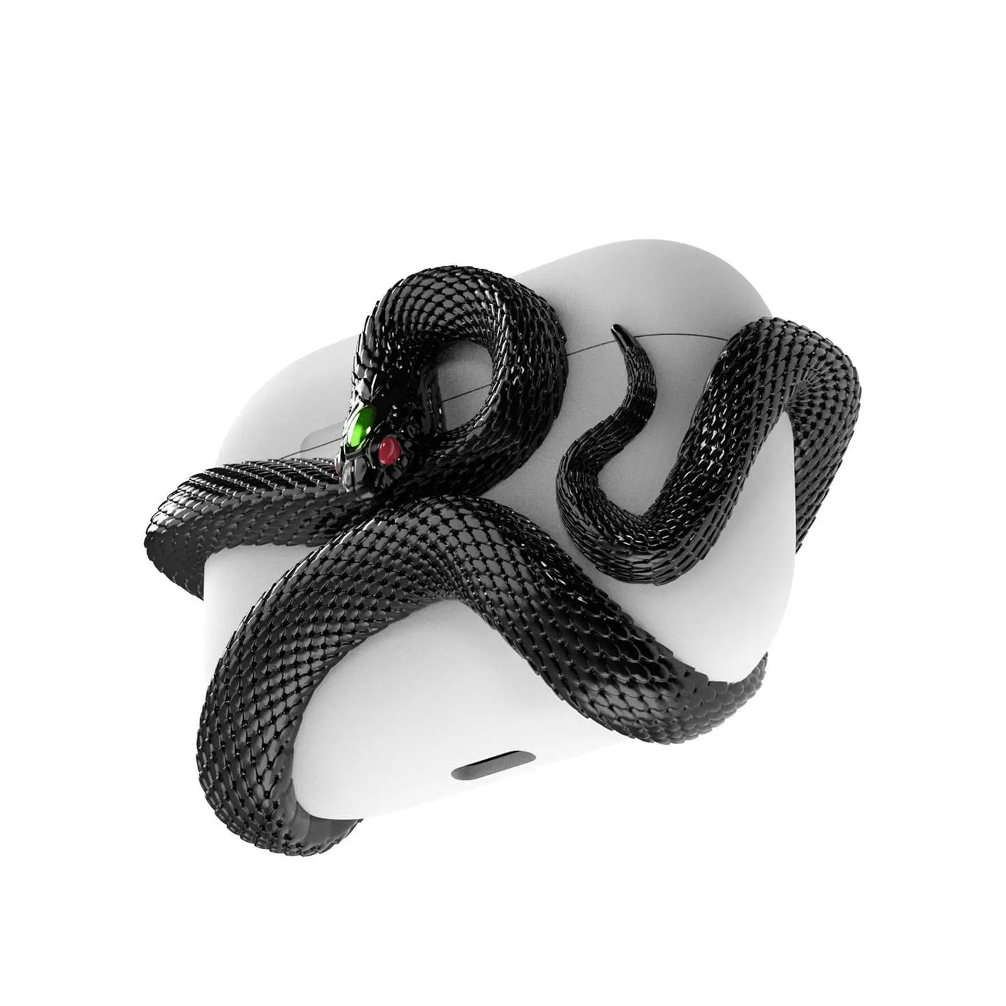 Creative Horrible Snake Wireless Earphone Case Headset Protective Case Silicone Case Earphone Case Cover Early Halloween - AMIR BAGS INDIA PRIVATE LIMITED