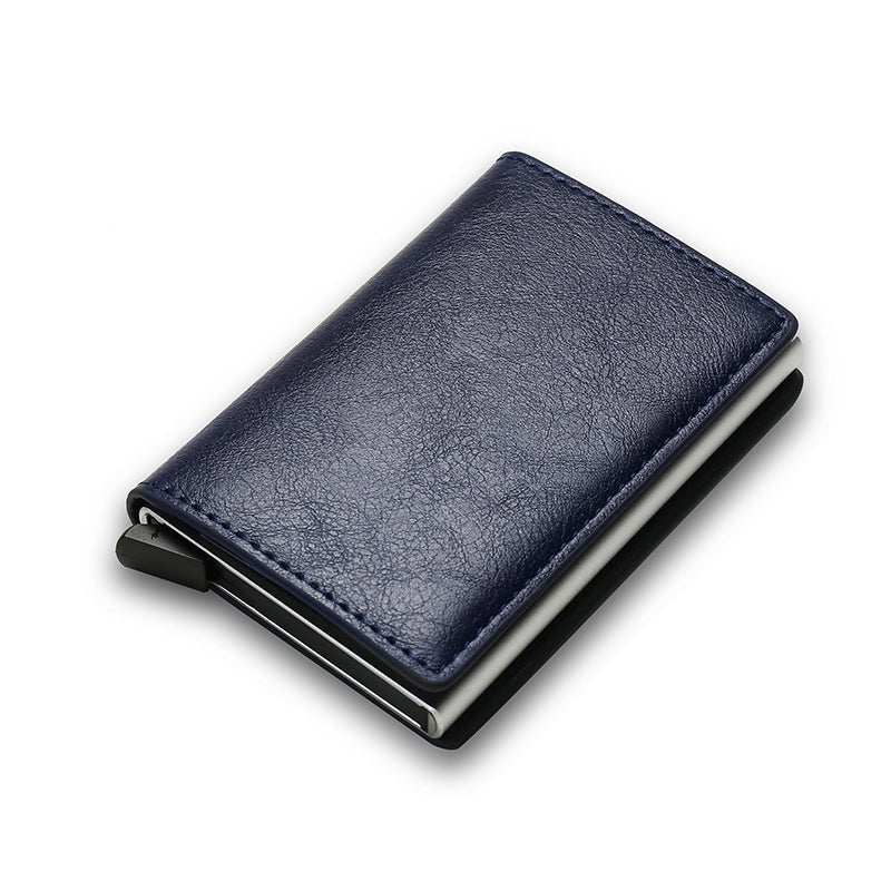 Credit Card Holder Smart Minimalist Wallet Pocket Men Women Slim Cardholder Bank Secure Creditcard Case - AMIR BAGS INDIA PRIVATE LIMITED