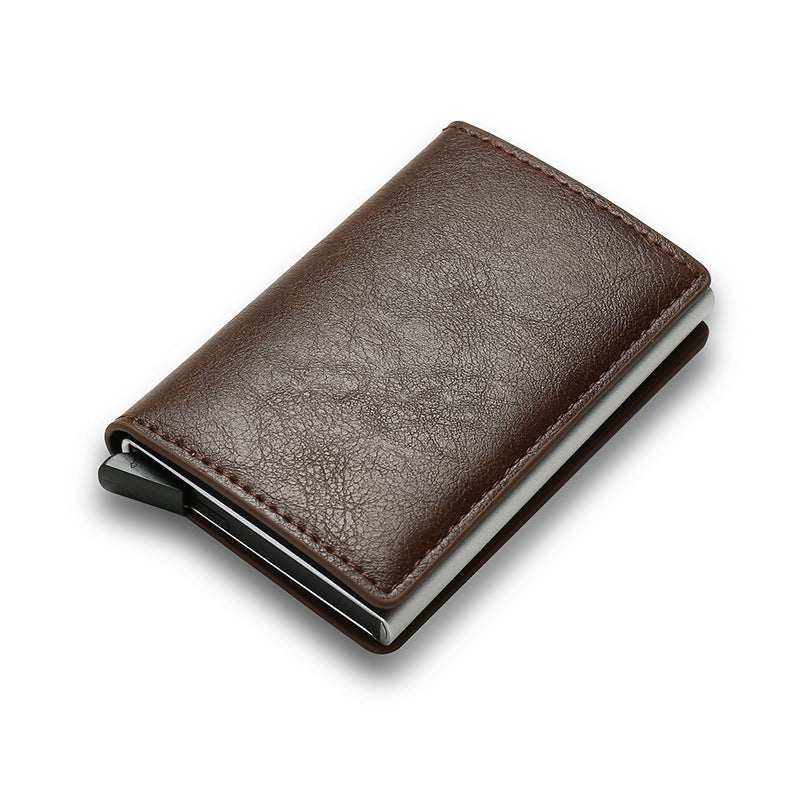Credit Card Holder Smart Minimalist Wallet Pocket Men Women Slim Cardholder Bank Secure Creditcard Case - AMIR BAGS INDIA PRIVATE LIMITED