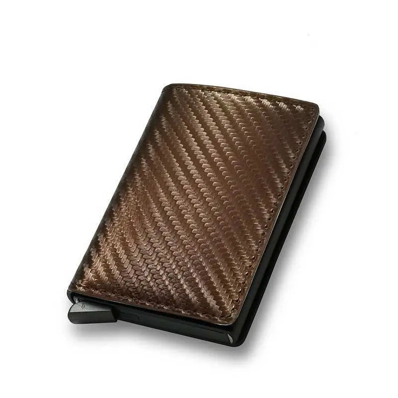 Credit Card Holder Smart Minimalist Wallet Pocket Men Women Slim Cardholder Bank Secure Creditcard Case - AMIR BAGS INDIA PRIVATE LIMITED