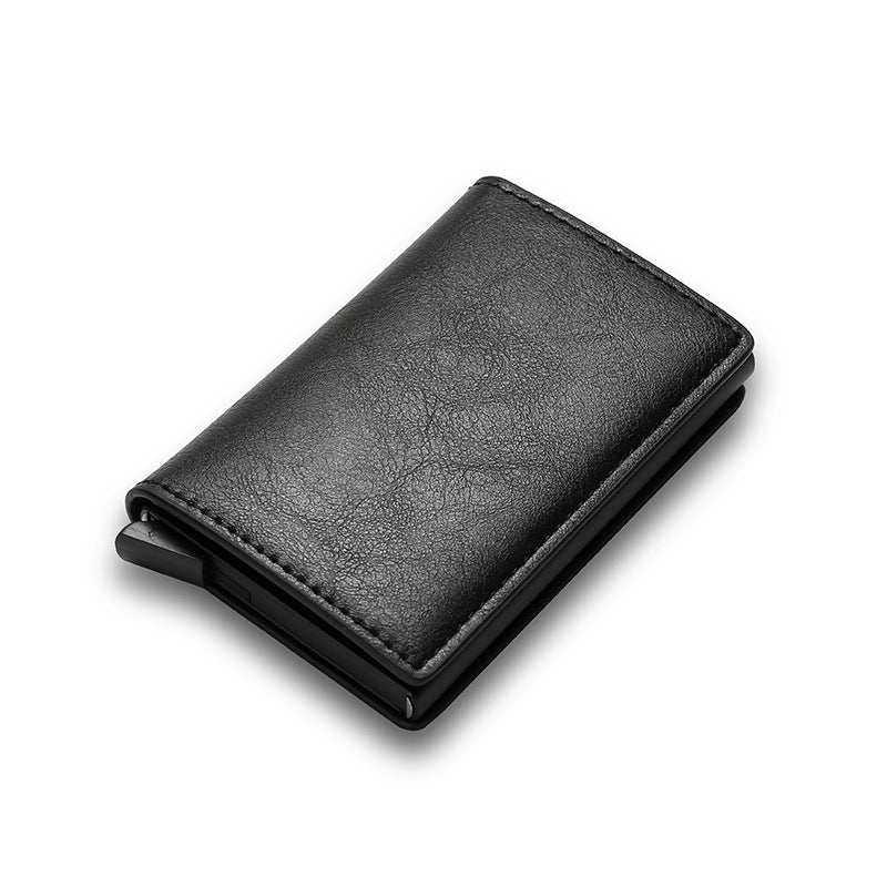 Credit Card Holder Smart Minimalist Wallet Pocket Men Women Slim Cardholder Bank Secure Creditcard Case - AMIR BAGS INDIA PRIVATE LIMITED
