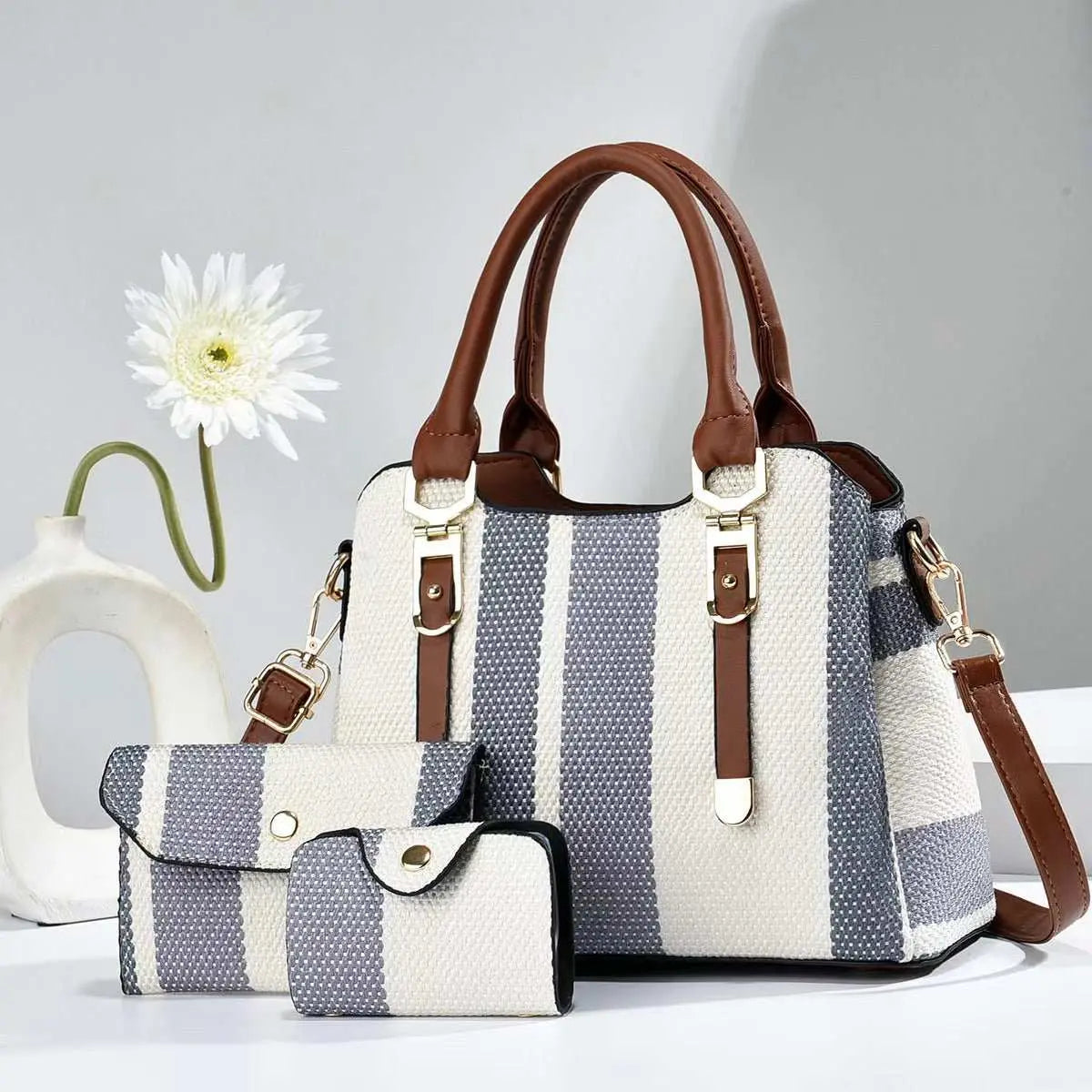 Crossbody Large Capacity New Son And Mother Canvas Contrast Color HandProduct information:Lining texture: PUApplicable scenarios: Daily matchingColor: Style 1, Style 2, Style 3, style 4, style 5, Style 6, style 7, Style 8Outer bag typeDropshipmanAMIR BAGS INDIA PRIVATE LIMITEDnull