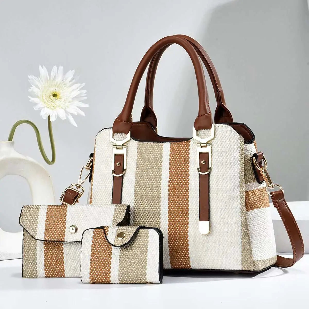 Crossbody Large Capacity New Son And Mother Canvas Contrast Color HandProduct information:Lining texture: PUApplicable scenarios: Daily matchingColor: Style 1, Style 2, Style 3, style 4, style 5, Style 6, style 7, Style 8Outer bag typeDropshipmanAMIR BAGS INDIA PRIVATE LIMITEDnull
