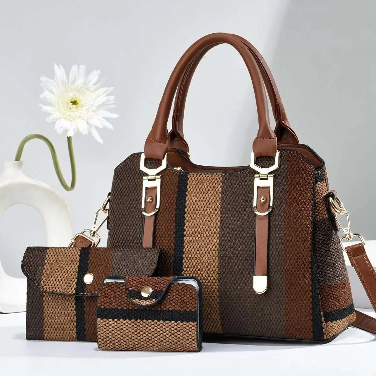 Crossbody Large Capacity New Son And Mother Canvas Contrast Color HandProduct information:Lining texture: PUApplicable scenarios: Daily matchingColor: Style 1, Style 2, Style 3, style 4, style 5, Style 6, style 7, Style 8Outer bag typeDropshipmanAMIR BAGS INDIA PRIVATE LIMITEDnull