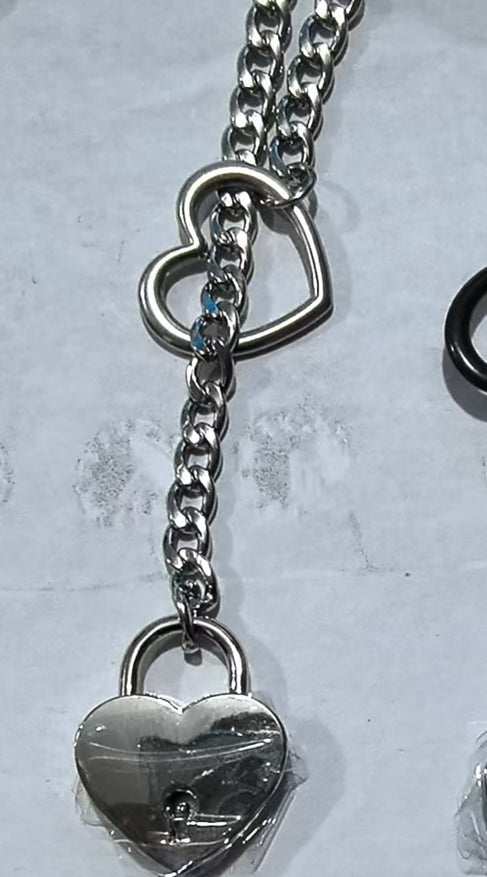 Cuban Adjustable Heart Shaped Necklace - AMIR BAGS INDIA PRIVATE LIMITED