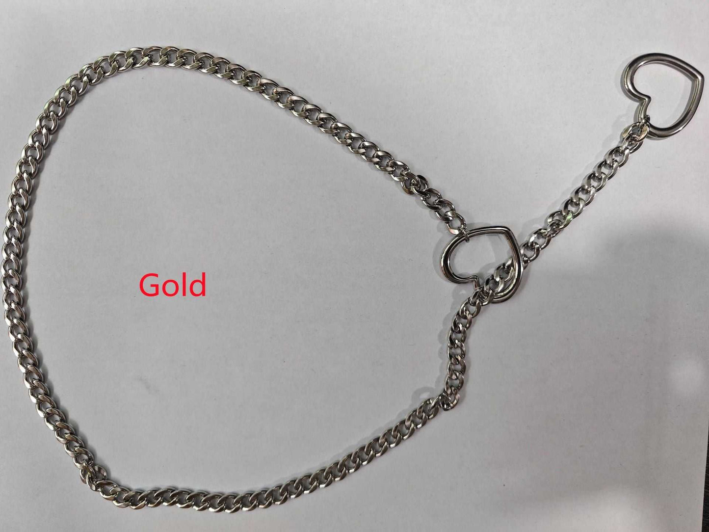 Cuban Adjustable Heart Shaped Necklace - AMIR BAGS INDIA PRIVATE LIMITED