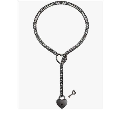 Cuban Adjustable Heart Shaped Necklace - AMIR BAGS INDIA PRIVATE LIMITED