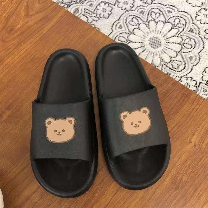 Cute Bear Slippers Summer Beach Shoes Bathroom Slippers - AMIR BAGS INDIA PRIVATE LIMITED