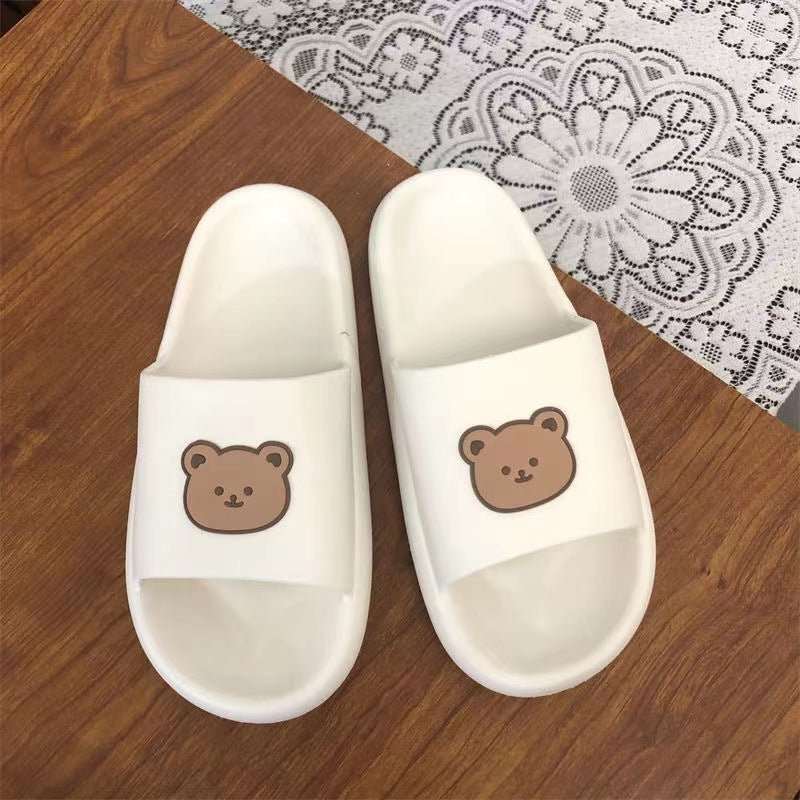 Cute Bear Slippers Summer Beach Shoes Bathroom Slippers - AMIR BAGS INDIA PRIVATE LIMITED