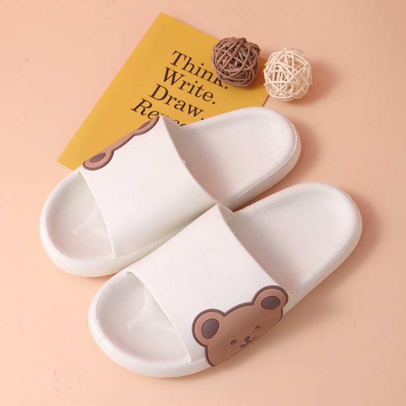 Cute Bear Slippers Summer Beach Shoes Bathroom Slippers - AMIR BAGS INDIA PRIVATE LIMITED