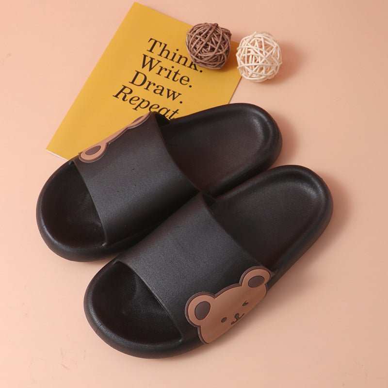 Cute Bear Slippers Summer Beach Shoes Bathroom Slippers - AMIR BAGS INDIA PRIVATE LIMITED